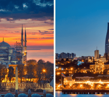 عکس استانبول و باکو