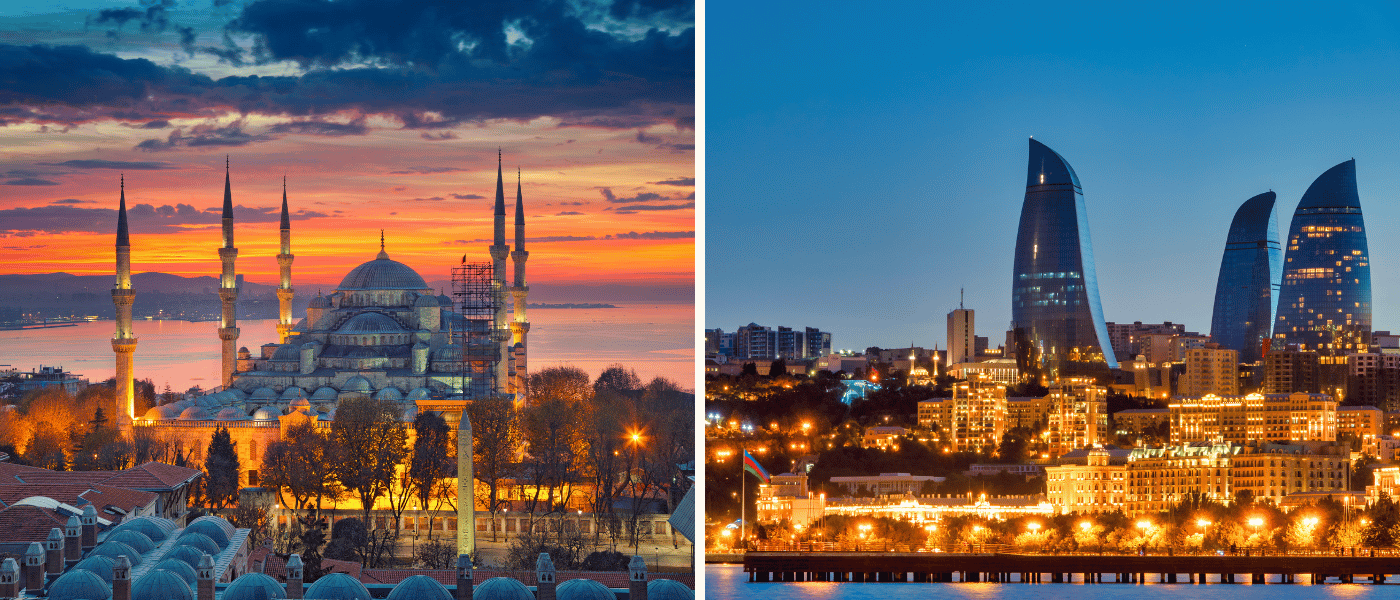 عکس استانبول و باکو